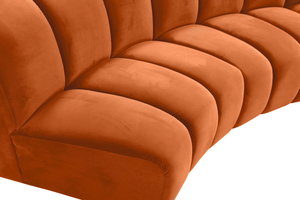 Infinity - 2 Piece Velvet Modular Sectional