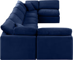 Indulge - Velvet 7 Piece Modular U-Shaped Sectional