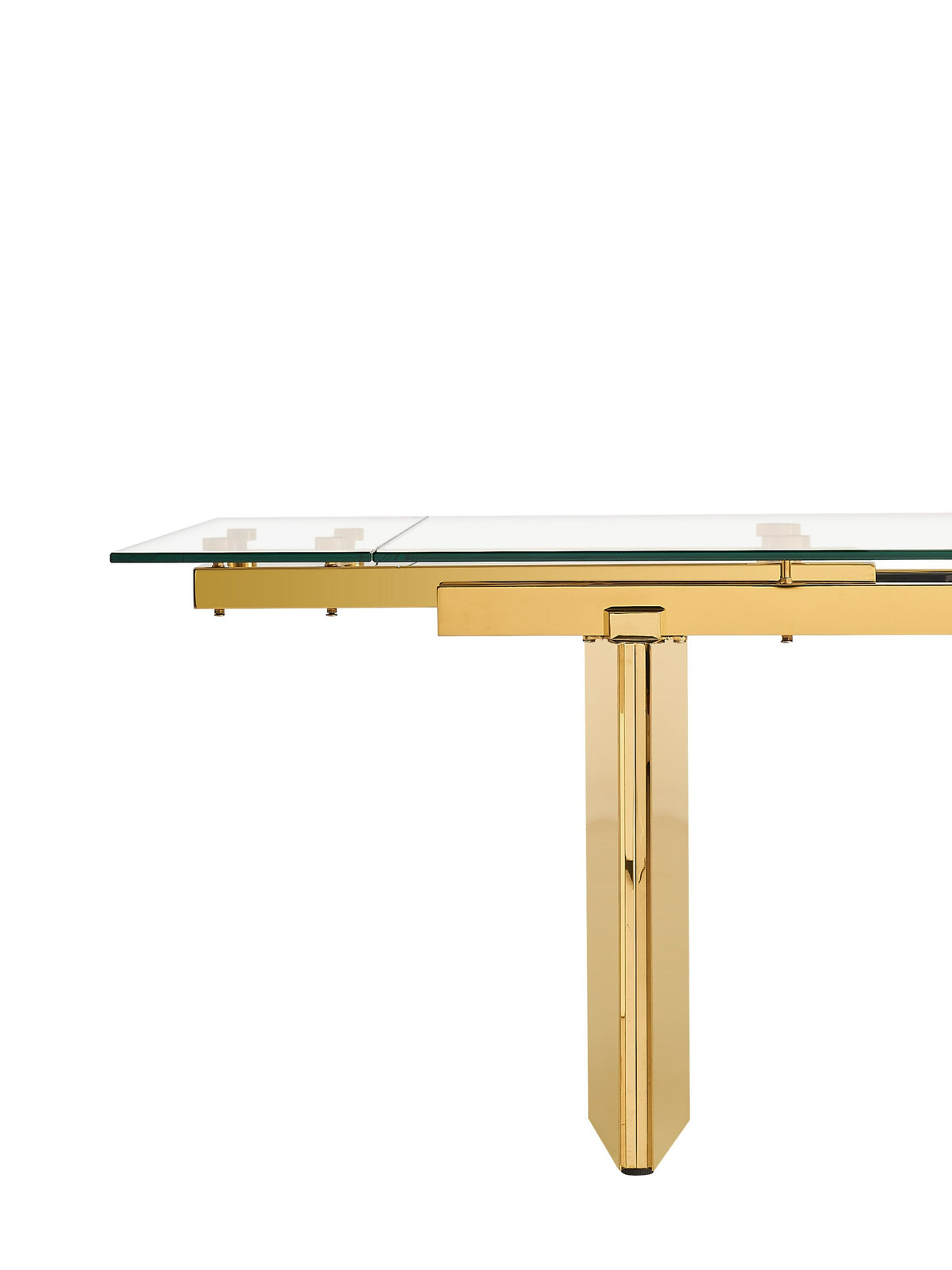 Nassim - Glam Glass Extendable Dining Table by VIG Furniture - View 6