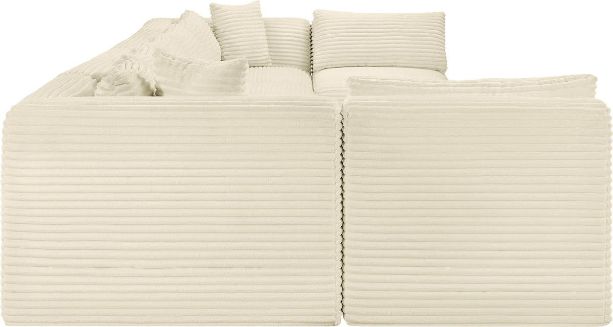 Shaggy - 8 Piece Modular U-Shaped Armless Sectional