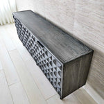 Foursquare - 4 Door Cabinet - Black