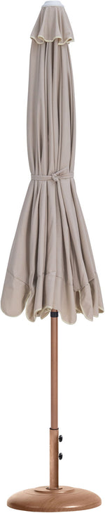 Amalfi - Patio Umbrella - Light Brown Base / Light Brown Pole