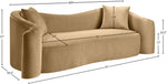 Destin - Velvet Sofa