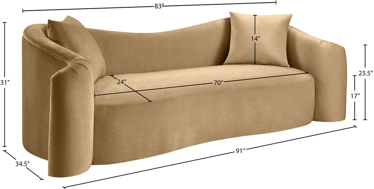 Destin - Velvet Sofa