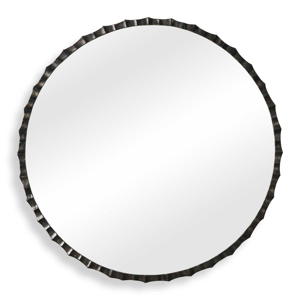 Grander - Round Mirror - Black / Gray