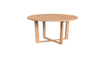 Natural Teak - 56" Round Dining Table - Light Brown