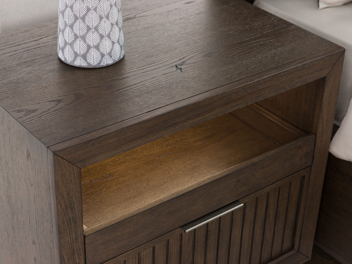 Athens - Open Nightstand - Dark Brown