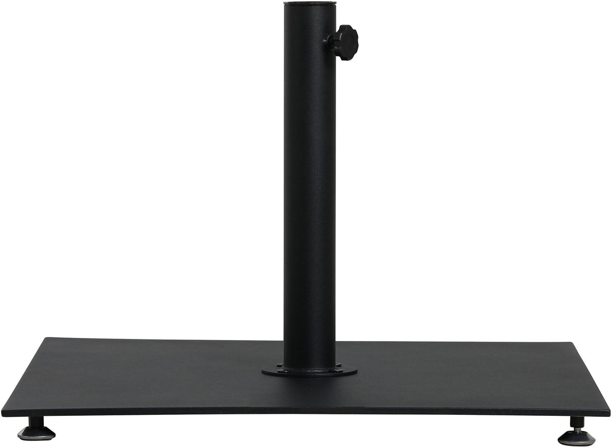 Amalfi - Aluminum Patio Umbrella - Black Base / Black Pole