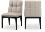 Adrian - Dining Side Chair (Set of 2) - Black Legs