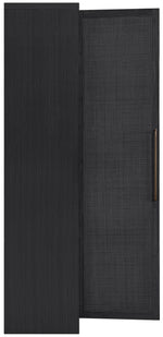 Vana - Solid Wood, Oak Veneer And Stainless Steel Storage Cabinet