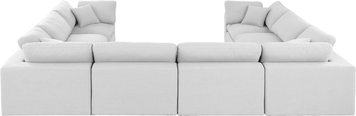 Comfy - 8 Piece Linen Modular Sectional