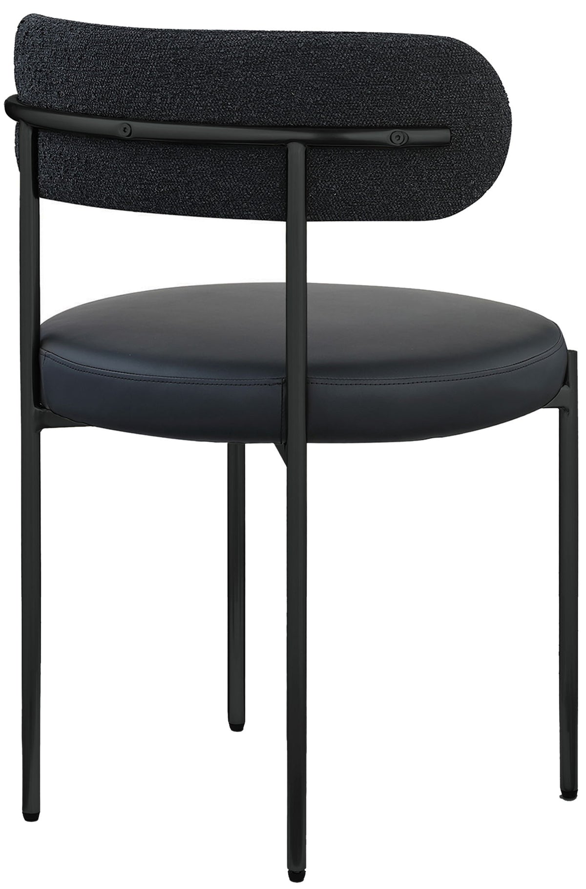 Beacon - Faux Leather Dining Chair With Black Legs (Set of 2)