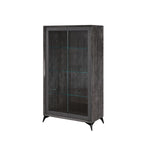 Krystal - 2 Door Vitrine - Black