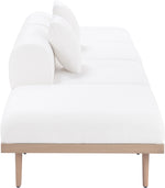 Laguna - 4 Piece 142" Outdoor Patio Armless Modular Sofa With 2 Backless Seats