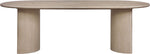 Caldra - Oak Veneer And Solid Wood Dining Table
