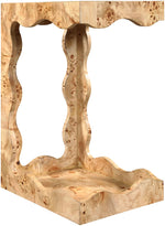 Vassa - Burl Veneer End Table