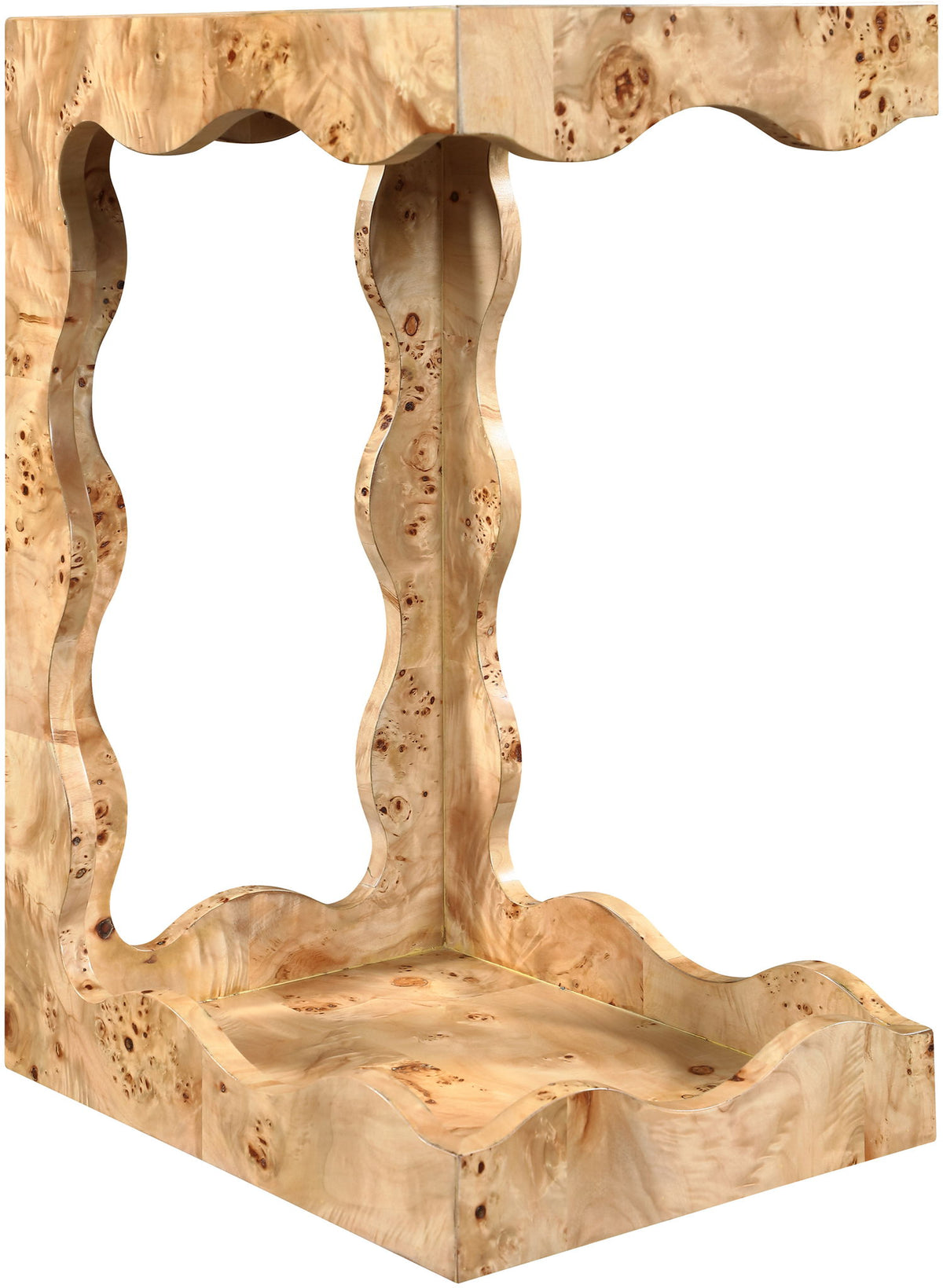 Vassa - Burl Veneer End Table