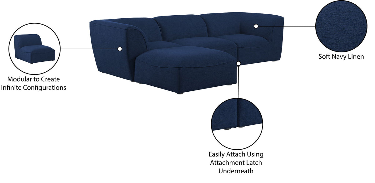 Miramar - 4 Piece Modular Sectional
