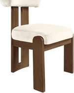 Arienzo - Performance Fabric Upholstered Dining Chair (Set of 2) - Walnut Base