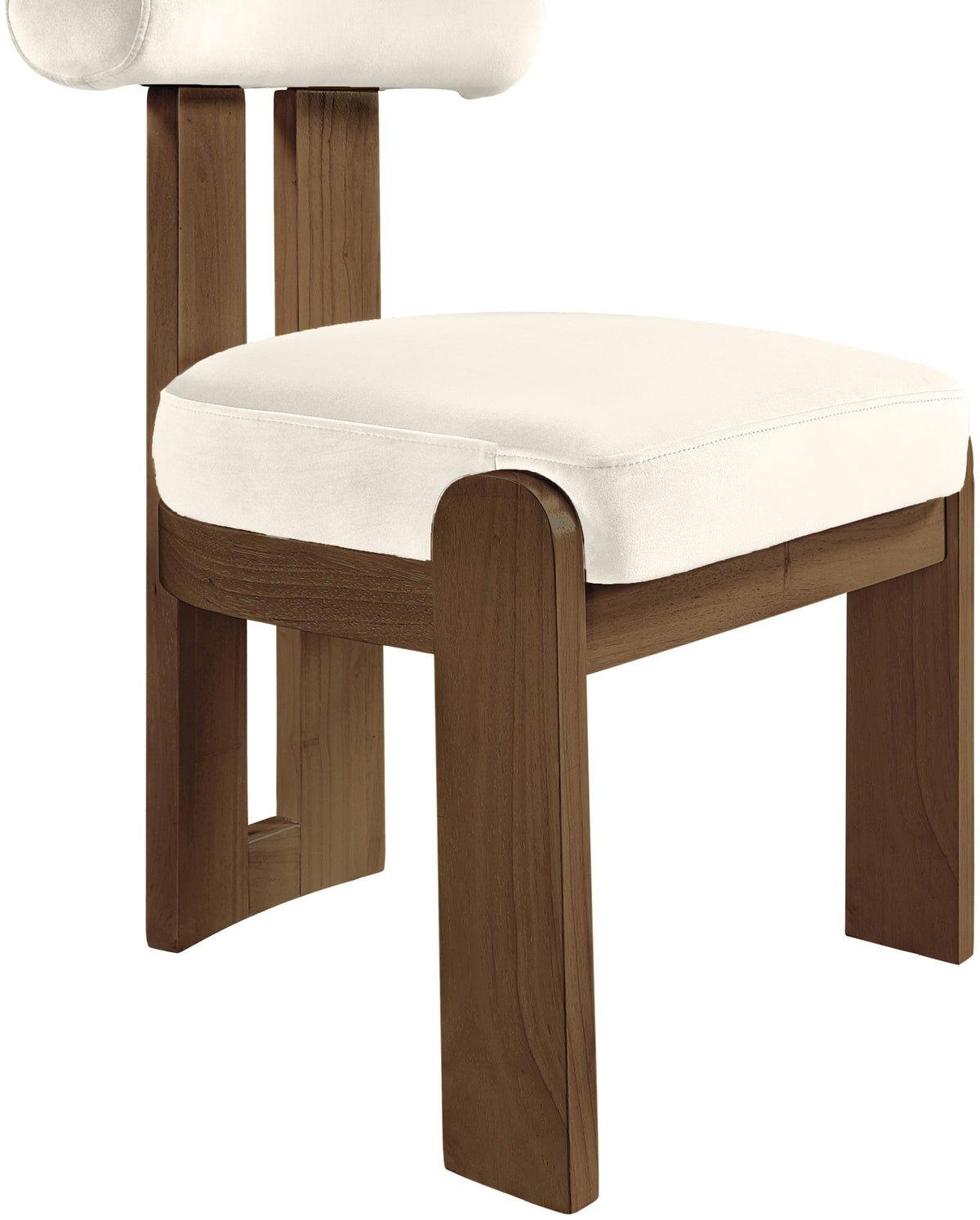 Arienzo - Performance Fabric Upholstered Dining Chair (Set of 2) - Walnut Base
