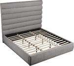 Adam - Chenille Fabric Bed With 70.5" Headboard