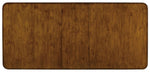 Tynecastle - Rectangle Leg Dining Table With Two 18" Leaves - Dark Brown