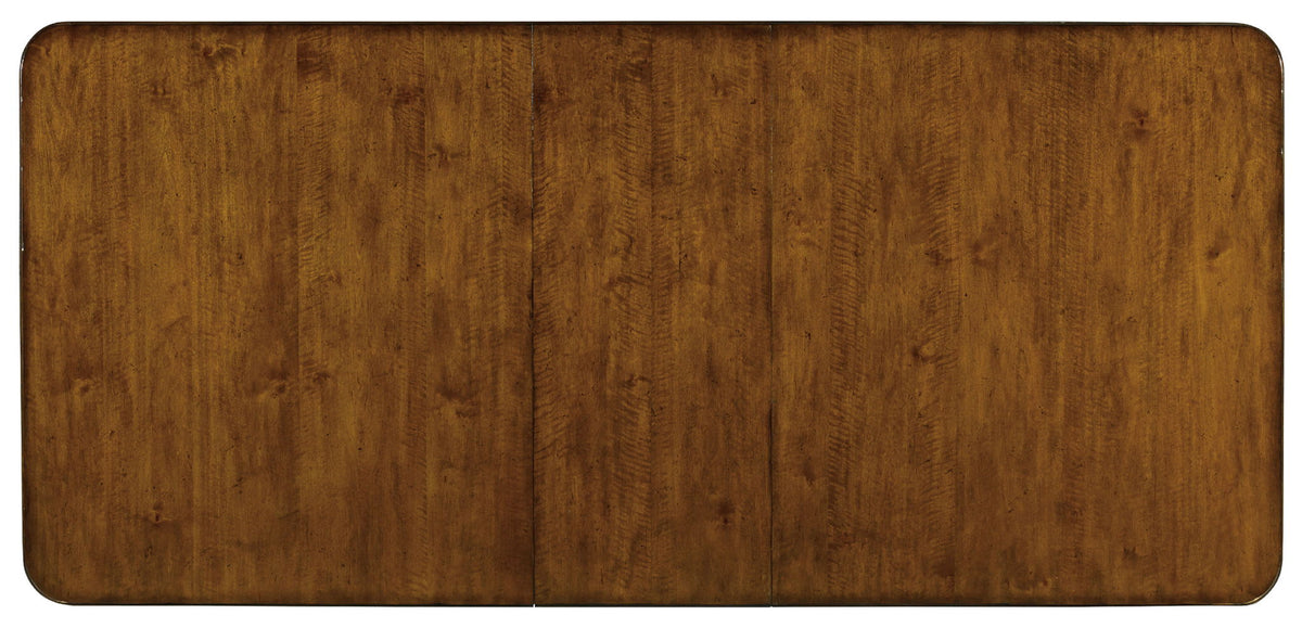 Tynecastle - Rectangle Leg Dining Table With Two 18" Leaves - Dark Brown