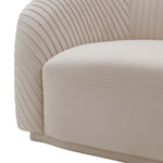 Yara - Pleated Velvet Sofa