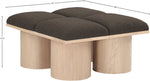 Pavilion - 4 Piece Modular Bench With Natural Base
