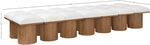 Pavilion - 14 Piece Modular Bench With Brown Base