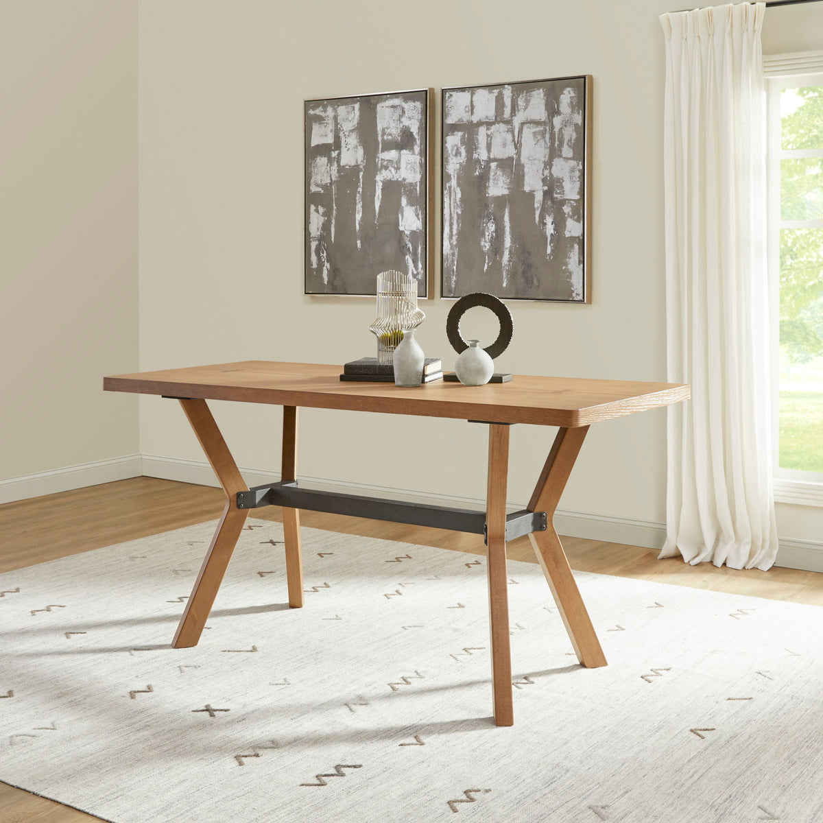 Millwork - Friendship Table - Light Brown