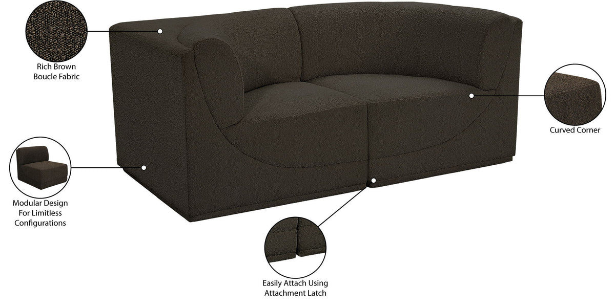 Ollie - 2 Seat Modular Sofa