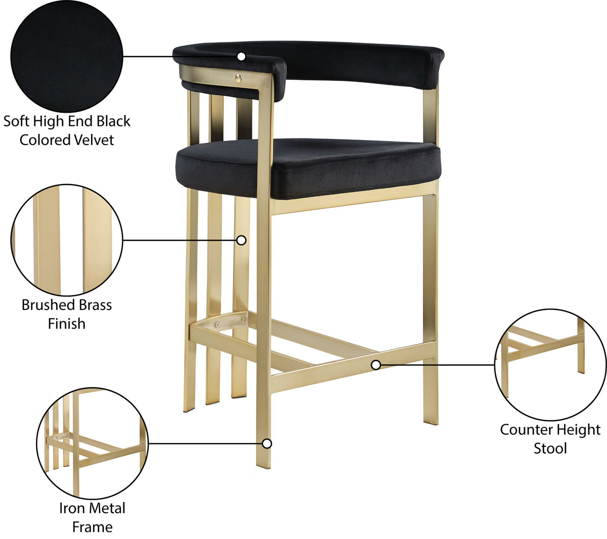 Marcello - Counter Stool