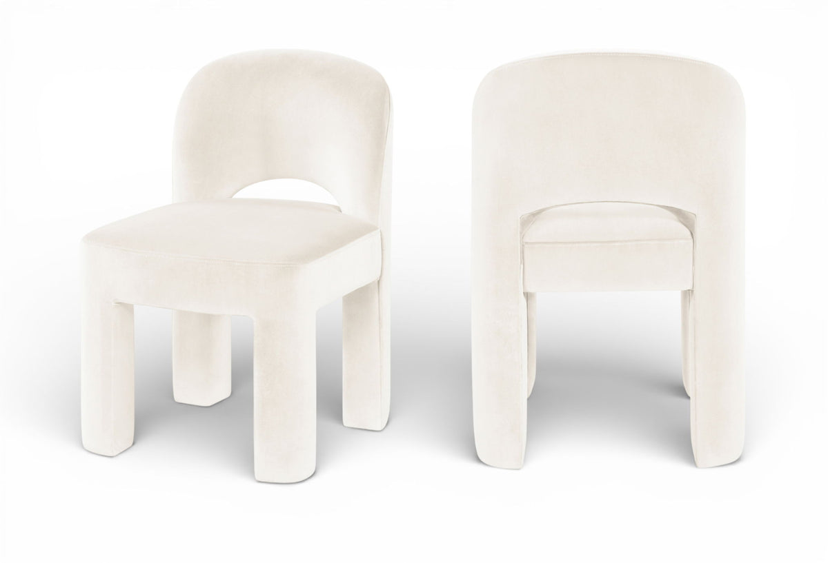 Celine - Velvet Performance Fabric Upholstered Dining Chair (Set of 2)
