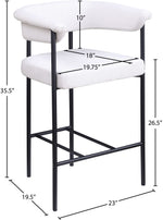 Malin - Linen Counter Stool (Set of 2)