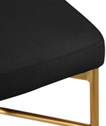 Rivage - Durable Stool With Gold Frame (Set of 2)