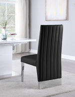 Porsha - Dining Chair (Set of 2) - Chrome Base