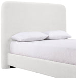 Fira - Chenille Fabric Upholstered Bed
