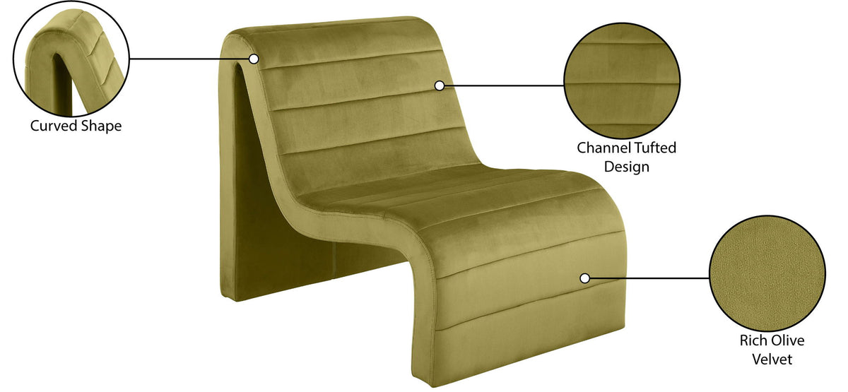 Ivy - Velvet Accent Chair