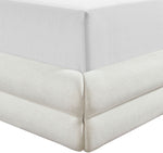 Chandra - Linen Textured Fabric Upholstered Bed