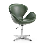 Manhattan Raspberry - Swivel Lounge Chair
