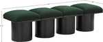 Pavilion - 4 Piece Modular Bench With Black Base