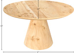Linette - Dining Table - Burl Wood