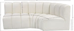 Arc - Faux Leather 3 Piece Sofa