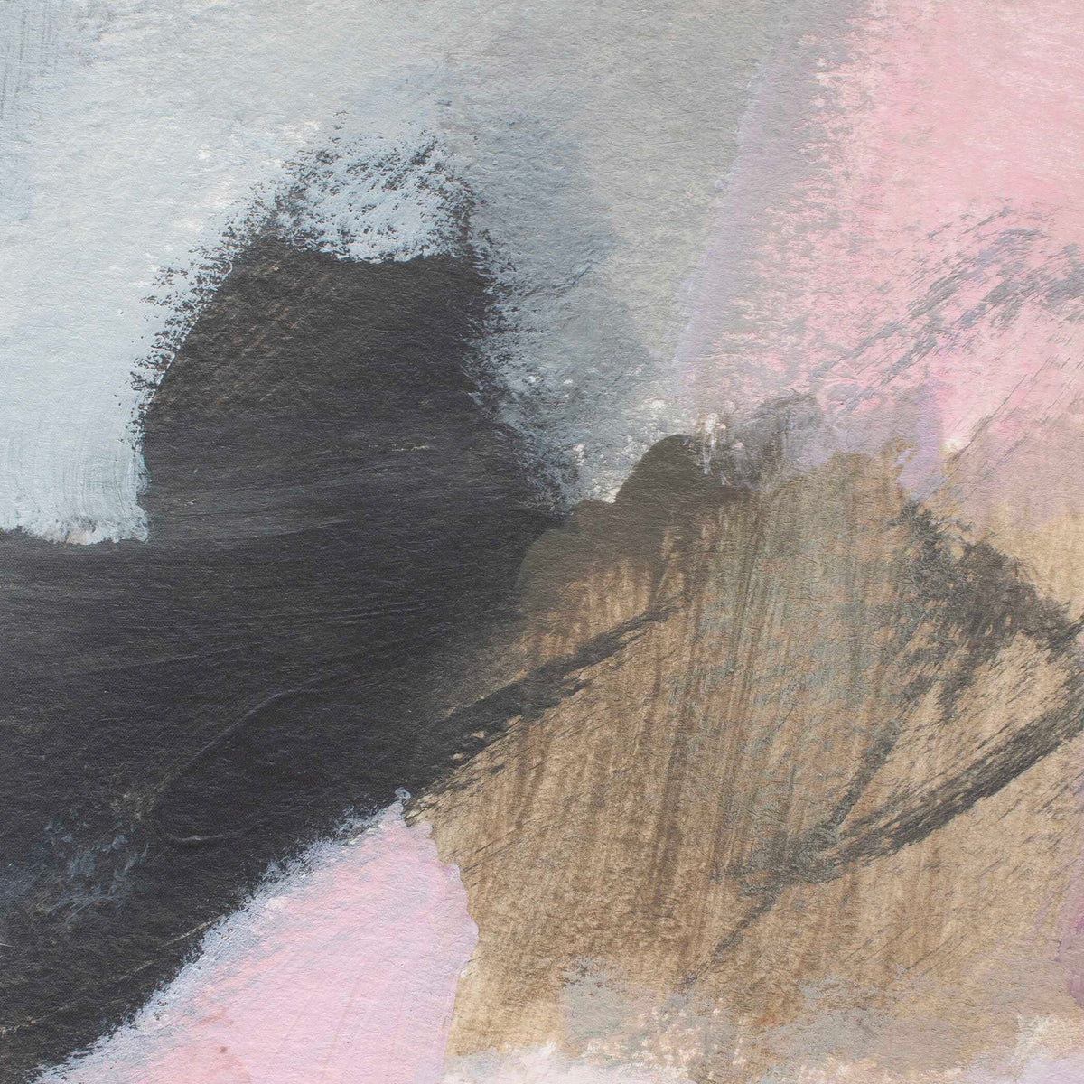 Process - Framed Abstract Art - Black / Gold / Gray / Green / Pink / Purple / White