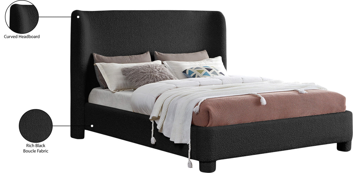 Penny - Boucle Fabric Bed