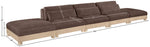 Turin - Chenille Fabric Upholstered Modular Sectional - Brown