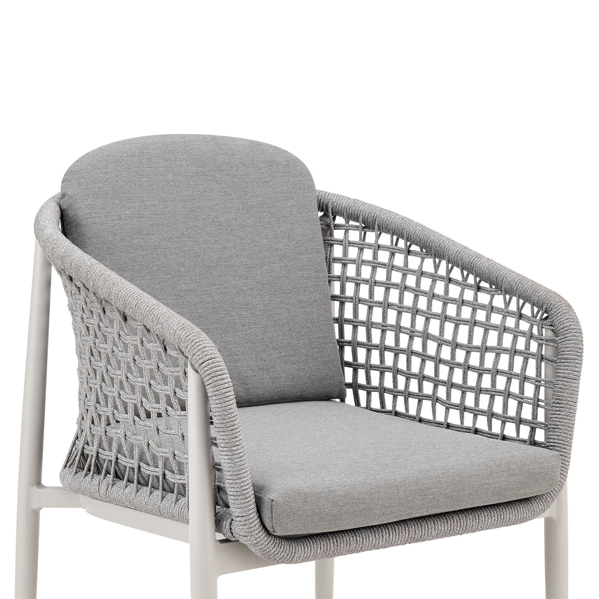 Rhodes - Outdoor Patio Dining Chair (Set of 2) - Light Gray