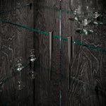 Krystal - 2 Door Vitrine - Black