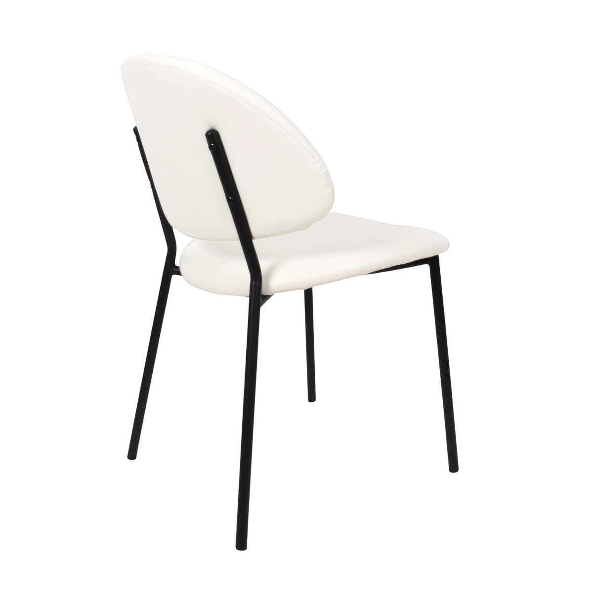 Manhattan Haven - Vegan Leather Metal Side Chair (Set of 4)